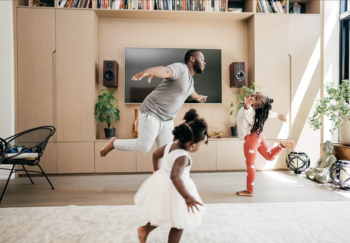 Family activities like dancing are great forms of winter exercise